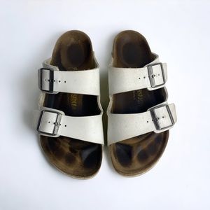 Birkenstock White Arizona EUR 40